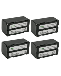 Kastar 4-Pack VW-VBD2 Battery Replacement for Hitachi VM-E Series VM-E563LA, VM-E565, VM-E565LA, VM-E568E, VM-E568LE, VM-E573LA, VM-E575LE, VM-E635LA, VM-E645LA, VM-E755LA, VM-E835LA, VM-E855LA