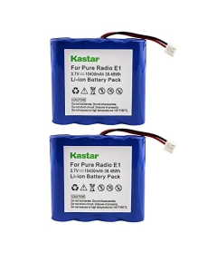 Kastar Battery 2-Pack Replacement for Pure E1 Battery, Evoke 1S, EVOKE-1S Marshall, EvokeE-1S, Evoke 2S, Evoke Flow, Evoke Mio by Orla Kiely, Evoke Mio Union Jack, One Flow, Sensia, Verona, VL-60924