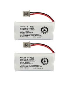 Kastar 2-Pack BT-1025 Battery Compatible with Uniden DECT2888-3 1780-2, Radio Shack 23-596 23596 23-931 23931 43-221 43221 43-223 43223 43-269 43269, BT1008 DCX200 Southwestern Bell BT1008 DCX200