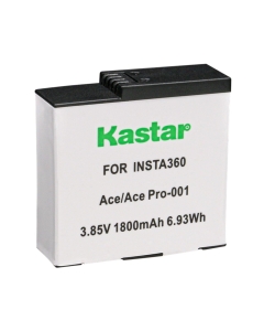 Kastar 1-Pack Battery 3.85V 1800mAh 6.93Wh Replacement for Insta360 Ace Pro Battery, Insta360 Ace/Ace Pro Accessories Action Camera