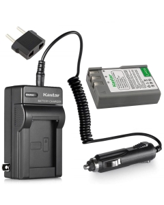 Kastar ENEL9 Battery + Charger Compatible Nikon EN-EL9 EL9a EN-EL9e Battery, Nikon MH-23 Charger Nikon D40 D40x D60 D-60 D5000 D3000 DSLR Cameras