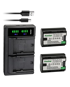 Kastar 2-Pack NP-W235 Battery and LTD2 USB Charger Replacement for Fujifilm NP-W235 NPW235 Battery, Fujifilm BC-W235 BCW235 Charger, Fujifilm X-T5 Mirrorless Camera, Fujifilm X-S20 Mirrorless Camera
