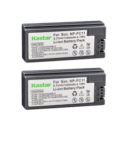 Kastar Battery 2-Pack Replacement for Sony NP-FC11 NP-FC10 DSC-P12 DSC-P10 DSC-P8 DSC-V1 DSC-P7 DSC-P5 DSC-P9 DSC-P3 DSC-F77 DSC-P10S DSC-FX77 DSC-P2 DSC-P10L DSC-P8L DSC-F77A DSC-P8S DSC-P8R