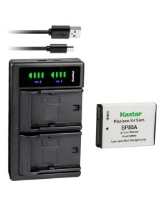 Kastar 1-Pack Battery and LTD2 USB Charger Replacement for Samsung EA-BP85A, EA-BP85A /E, BP-85A BP85A Battery, SBC-85A Charger, Samsung EC-SH100ZBPBUS, EC-SH100ZBPRUS, EC-SH100ZBPSUS, EC-WB210ZBPRUS