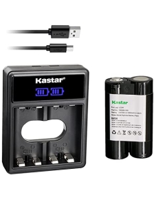 Kastar 1-Pack Battery and Dual Charger Compatible with Logitech 190264-0000, L-LC3 H-AA, L-LC3H-AA Battery, Logitech LX 700 LX700 Cordless Desktop Mouse, URC-LX700, M-BAK89B, RNH-006-1.8, 967418-0403