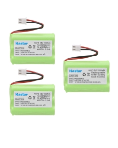 Kastar 3-Pack Battery Replacement for Teledex BATT-9600 Battery for 9600 Series Hotel Phone, Teledex DCT19101, Telematrix 9855911, Telematrix - 9602, Telematrix - 9600 Series 9621P