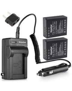 Kastar Battery 2 Pack & AC Travel Charger for Olympus BLH-1 BLH1 Battery and Olympus OM-D OMD E-M1 Mark II EM1 MARKII MARK2 Digital Camera