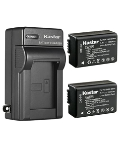 Kastar 2-Pack Battery and AC Wall Charger Replacement for Leica BP-DC9 BP-DC9-E BP-DC9-U Battery, Leica BC-DC9 BC-DC9-E BC-DC9-U Charger, Leica V-Lux 2, Leica V-Lux 3 Camera