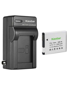 Kastar 1-Pack Battery and AC Wall Charger Replacement for Canon NB-8L NB8L, NB-8LH NB8LH Battery, Canon CB-2LA, CB-2LAE Charger, Canon PowerShot A3150 IS, PowerShot A3200 IS, PowerShot A3300 IS Camera