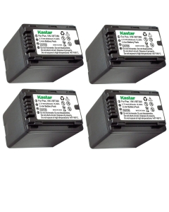 Kastar 4-Pack Battery VW-VBT380 Replacement for Panasonic HC-W850, HC-W850EB, HC-W850M, HC-W850GK, HC-W850MGK, HC-W850K, HC-W870M, HC-WX970M, HC-WX970GK, HC-WX970MGKK, HC-WX990M, HC-V785K Camera