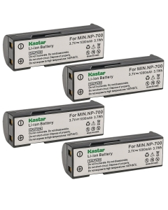 Kastar 4-Pack Battery Replacement for Konica Minolta NP-700 Battery, Konica Minolta Dimage X50, Konica Minolta X60, Konica Minolta DG-X50-K, Konica Minolta DG-X50-R, Konica Minolta DG-X50-S Camera