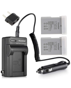 Kastar Battery (2-Pack) and Charger Kit for Nik EN-EL14a, EN-EL14, ENEL14A, ENEL14 & Nik Coolpix P7000 P7100 P7700 P7800, D3100, D3200, D3300, D3400, D5100, D5200, D5300 DSLR, Df DSLR, D5600