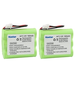 Kastar 2-Pack Battery 3.6V 1600mAh Replacement for Panasonic KX-TD7894 KX-TD7895, KXTD7894 KXTD7895, Rayovac RAY42, DS-900 JB-900 ME-900 PMG-3455, DANTONA BATT-4165 PSPT3H4AAU41