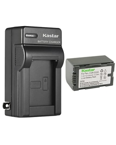 Kastar 1-Pack DZ-BP16 Battery and AC Wall Charger Replacement for Hitachi DZ-BP08, DZ-BP16, DZ-BP28 Battery, DZ-MV208, DZ-MV208E, DZ-MV100, DZ-MV100E, DZ-MV238, DZ-MV238E Camera