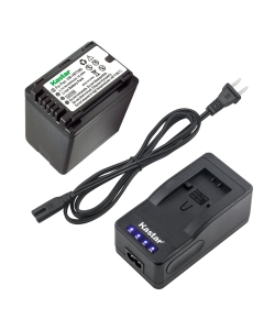 Kastar LED Super Fast Charger + Battery Replacement for Panasonic VW-VBT380 HC-V130 V180 HC-V201 V210 V250 HC-V380 HC-V510 V520 V550 HC-V710 V720 V750 V770 HC-VX870 HC-VX981 HC-W580 W850 HC-WXF991