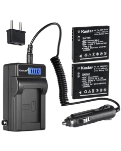 Kastar 2-Pack DMW-BCK7E Battery and LCD AC Charger Compatible with Panasonic DMW-BCK7 DMW-BCK7GK DMW-BCK7PP ACD-341, NCA-YN101F NCA-YN101G NCA-YN101H NCA-YN101J Battery, DE-A92, DE-A91 DE-A91B Charger