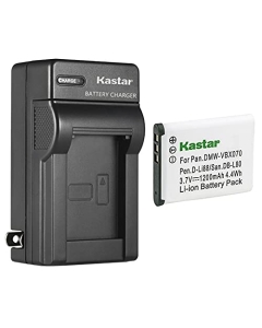 Kastar 1-Pack Battery and AC Wall Charger Replacement for Sanyo DB-L80 DBL80 Battery, Sanyo Xacti DMX-CA100, Xacti DMX-CA100K, Xacti DMX-CA100P, Xacti DMX-CA100Y, Xacti DMX-CG10, DMX-CG10C, DMX-CG10Ki