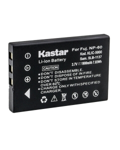 Kastar 1-Pack Battery Replacement for DDV-XT16I, DDV-Z530, HDV-R50, LDC-828Z, LDC-XT16i, HD170, HD170S, DV5311, DV5311HD, FinePix 50i, FinePix 601, FinePix F401, FinePix F401 Zoom, FinePix F410
