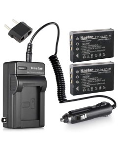 Kastar Battery (X2) & AC Travel Charger for Toshiba PX1657 PX1657E-1BRS PA3790U-1CAM PA3791U, Toshiba Camileo H30 H31 X100 HD, Insignia NS-DV111080F, Drift HD170, AIPTEK DXG-595V, HDV-G9 HDV-G19