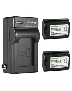 Kastar 2X Battery and AC Wall Charger Replacement for Sony Alpha 9 α9, Sony Alpha A9 / ILCE-9, Sony Alpha A 9, Sony Alpha 9R α9R, Sony Alpha A 9R, Sony Alpha A9S α9S, Sony Alpha A9 II A9II α9 II α9II