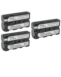 Kastar 3-Pack NP-F570 Battery 7.4V 2900mAh Replacement for Sony CCD-TRV4 CCD-TRV41 CCD-TRV43 CCD-TRV45 CCD-TRV46 CCD-TRV47 CCD-TRV48 CCD-TRV49 CCD-TRV51 CCD-TRV510 CCD-TRV517 CCD-TRV54 Camera