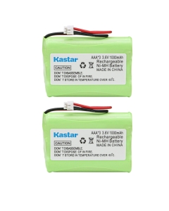 Kastar 2-Pack 3.6V 1000mAh Ni-MH Rechargeable Battery Replacement for Ooma Telo Handset HB1001 SDCP-H304 CPH-464Z Cordless Phone