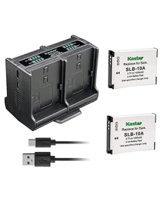 Kastar 2-Pack Battery and Quadruple Charger Compatible with Zoom BT-02 247-9036 Battery, Zoom LBC-1 Charger, Zoom Q4 Handy Video Recorder, Zoom Q4n Handy Video Recorder