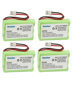 Kastar 4-Pack Battery Replacement for Motorola Baby Monitor HRMR03 GB380863 MBP33XL MBP33XL-2 MBP33XL-3 MBP33XL-4 MBP33XLPU(Only Fit MBP33S/MBP33SPU MBP36/MBP36PU MBP36S/MBP36SPU Newer 800mAh Version)