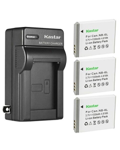 Kastar 3-Pack Battery and AC Wall Charger Replacement for Came-TV Came-WAERO Duplex Digital Wireless Headset, Came-KUMINIK8 Headset, Came-TV KUMINIK8 Duplex Digital Wireless Headset