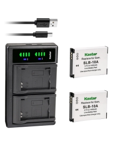 Kastar 2-Pack DLi-301 Battery and LTD2 USB Charger Replacement for Benq DLI-301 Battery, Benq Dli-301, Benq G1, Benq G2F, Benq G2, EX1 EX2 Camera
