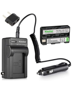 Kastar Battery + Charger for Sony NP-FS11 NP-F10 NP-FS10 NP-FS12 FS31 DCD-CR1 CCD-CR5 DCR-PC1 DCR-PC2 DCR-PC3 DCR-PC4 DCR-PC5 DCR-TRV1VE DSC-F505 DSC-F55 DSC-F55 DSC-P1 DSC-P20 P30 P50