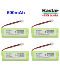 Kastar 4-Pack 4.8V 500mAh Ni-MH Rechargeable Battery Replacement for Dogtra BP12RT Dog Training Collar Receiver and 1900 NCP, 1902 NCP, 300M, YS500, SureStim H Plus, 1900 NCP, 302M and More Models