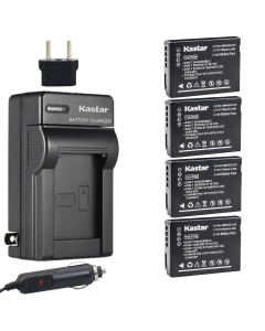 Kastar 4-Pack Battery and Charger Replacement for Panasonic DMW-BCG10 Lumix DMC-3D1 DMC-TZ10 DMC-TZ20 DMC-TZ22 DMC-TZ25 DMC-TZ27 DMC-TZ30 DMC-TZ31 DMC-TZ35 DMC-TZ65 DMC-TZ6 DMC-TZ7 DMC-TZ8 DMC-TZ9