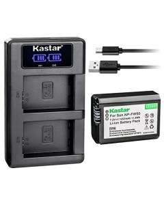 Kastar NP-FW50 1-Pack Battery and LKD2 USB Charger Compatible with Sony NP-FW50, W Series Battery, Sony BC-VW1, BC-TRW Charger, Sony VG-C1EM, VG-C2EM Grip