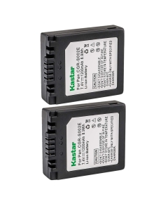 Kastar S002 Battery (2 Pack) for Panasonic CGA-S002 CGR-S002 DMW-BM7 and Panasonic Lumix DMC-FZ1 DMC-FZ2 DMC-FZ3 DMC-FZ4 DMC-FZ5 DMC-FZ10 DMC-FZ15 DMC-FZ20 Cameras