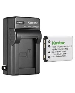 Kastar 1-Pack Li-42B Battery and AC Wall Charger Replacement for Olympus Stylus 550WP, Stylus 700, Stylus 710, Stylus 720SW, Stylus 725SW, Stylus 730, Stylus 740, Stylus 750, Stylus 760, Stylus 770SW