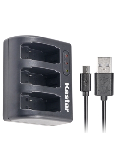 Kastar USB Triple Charger for GoPro HERO6, Hero 6 Black, Gopro6 and GoPro AHDBT-601, AHBBP-601 Sport Camera