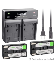 Kastar 2X Battery + Fast Dual Charger for Samsung SB-L160 and SC-L710 SC-L750 SC-L770 SC-L810 SC-L860 SC-L870 SC-L901 SC-L903 SC-L906 SC-L907 SC-W61 SC-W62 SC-W71 SC-W73 SC-W80 SC-W87 SC-W97 VM-A110