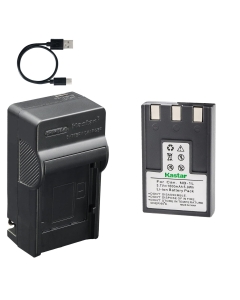 Kastar 1-Pack Battery and AC & USB-C Charger, Compatible with Canon NB-1L NB-1LH PowerShot S100 S200 S230 S300 S330 S400 S410 S500 ELPH S110 IXY Digital 200 300 320 400 430 450 500 Cameras