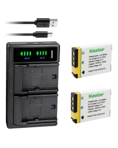 Kastar 2-Pack Battery and LTD2 USB Charger Replacement for GE GB-40 GB40 Battery, GE A830, E1030, E1035, E1040, E1050, E1050TW, E1055, E1235, E1240, E1250TW, E850, E850SL, H855 Camera