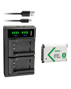Kastar 1-Pack NPBX1 Battery and LTD2 USB Charger Replacement for Sony HDR-MV1, HDR-PJ240, HDR-PJ240E, HDR-PJ270, HDR-PJ270E, HDR-PJ405, HDR-PJ410, HDR-PJ440 Digital Camera, Sony Shooting Grip VCT-SGR1