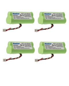 Kastar 4-Pack AAA 3.6V 1000mAh Ni-MH Rechargeable Battery Replacement for Zebra/Motorola Symbol 82-67705-01 Symbol LS-4278 LS4278-M BTRY-LS42RAAOE-01 DS-6878 Cordless Bluetooth Laser Barcode Scanner