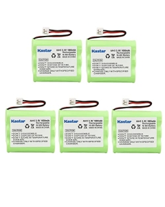 Kastar 5-Pack Battery Replacement for GE 27959GE6, 27992GE1, 27998GE1, Bell South TC749, TC919, TC920, TC929, TC930, TC945, Again & Again STB-912, STB912, Empire CPB-400D, CPB400D, CPH-482D, CPH482D