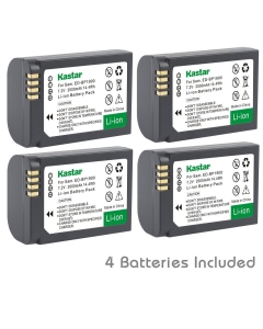 Kastar Battery (4-Pack) for Samsung ED-BP1900, BP1900 Battery and Samsung NX1 Smart Wi-Fi 4K Digital Camera