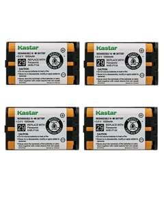 Kastar 4-Pack 3.6v 1000mAh Battery HHR-P104 Replacement for Panasonic HHR-P104A HHRP104 Type 29 KX5664 KX5672 KX5673 KX650 KX6502 Handset, Radio Shack 23968 439024 439025 439026 439030 439031
