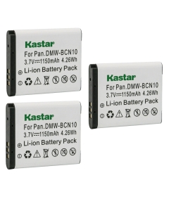 Kastar 3-Pack BP-DC14 Battery Replacement for Leica BP-DC14 BP-DC14-E BP-DC14-U Battery, Leica C 11052 18536, Leica C (Type 112), Leica C V-LUX50 Camera