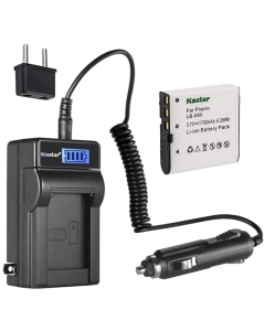 Kastar 1-Pack LB-060 Battery and LCD AC Charger Compatible with Kodak PixPro AZ526, PixPro AZ527, PixPro AZ528 HP, V5060, V5060H, V5061, V5061U, V556, V556AU, V5560, V5560U, V5560AU Digital Cameras