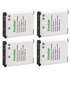 Kastar Battery 4 Pack Replacement for Nikon EN-EL19 MH-66 Coolpix S3200 S3300 S3400 S3500 S3600 S3700 S4100 S4200 S4300 S4400 S5200 S5300 S6400 S6500 S6600 S6800 S6900 S7000 & for Sony NP-BJ1 DSC-RX0