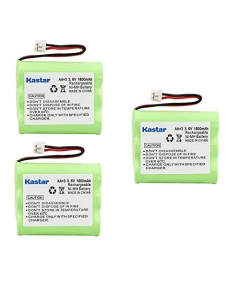 Kastar 3-Pack AAX3 3.6V 1600mAh EH Ni-MH Rechargeable Battery for Motorola, Radio Shack, Sanyo Series Cordless Phone (Check Your Cordless Phone Model Down)