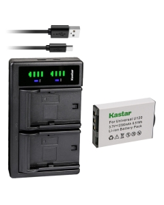 Kastar 1-Pack U120 Battery and LTD2 Charger Compatible with URC BATT-TRC1080 BTBL73386 Battery, URC TRC-1080 URC TRC-820 URC MX-1400 URC MXHP-R500 URC MXHP-R700 URC HS-R100 URC RM-2 Remote Control